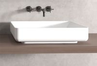 Раковина накладная ABBER Stein белая матовая арт-AS2629 — фото 1, Раковины накладные