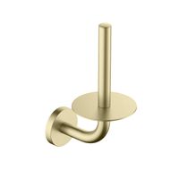 AQ4207BG ОБЕРОН бумагодержатель для запасного рулона, шлиф. золото — фото 1, Держатели туалетной бумаги