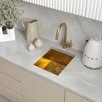 Товар: Кухонная мойка Reflexion Iseo RX2250GD брашированное золото - фото 68 Кухонная мойка Reflexion Iseo RX2250GD брашированное золото — фото 68, Кухонные мойки