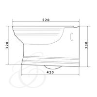 Товар: ARMONIA Подвесной унитаз арт-5803 - фото 2 ARMONIA Подвесной унитаз арт-5803 — фото 2, Подвесные унитазы