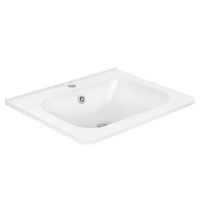 Раковина VCB-2VP600W из искуственного камня, цвет белый — фото 3, Раковины встраиваемые сверху