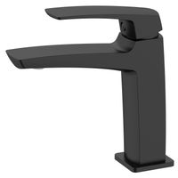 Cмеситель для раковины Azario Conda керамический картридж, черный матовый арт-AZ-K1011B — фото 2, Смесители для раковины