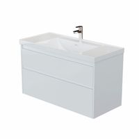 Тумба под раковину Aquanet Nova Lite 2.0 110 белый глянец арт-00346314 — фото 1, Тумбы под раковину