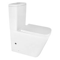 Товар: Унитаз-компакт Azario Quadro 340х605х810 напольный, безободковый, с быстросъемным сиденьем микролифт, дюропласт арт-AZ-2175-1 - фото 15 Унитаз-компакт Azario Quadro 340х605х810 напольный, безободковый, с быстросъемным сиденьем микролифт, дюропласт арт-AZ-2175-1 — фото 15, Напольные унитазы