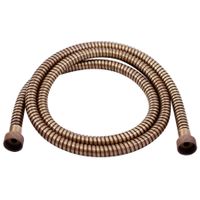 MH0500SM Душевой шланг в металлической оплетке 50 см, 1/2"x1/2", ЦВЕТ БРОНЗА — фото 1, Душевые шланги