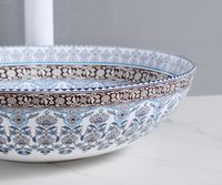 Товар: Раковина чаша Bronze de Luxe Марракеш 1008, синий - фото 3 Раковина чаша Bronze de Luxe Марракеш 1008, синий — фото 3, Раковины накладные