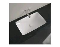 Раковина, Villeroy&Boch, Loop&Friends, ширина, мм-615, глубина, мм-380, высота, мм-180, тип установки-встраиваемый, отверстия для смесителя-отсутствуют, с переливом, материал-TitanCeram, вид грязеотталкивающего покрытия-CeramicPlus, крепления в комплекте, цвет-альпийский белый (белый Alpin) арт-4A5800R1 — фото 1, Раковины встраиваемые сверху