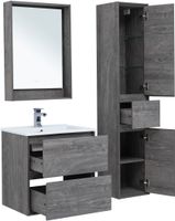 Тумба под раковину Aquanet Милан 65 дуб рошелье арт-00339966 — фото 4, Тумбы под раковину