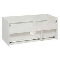 Тумба подвесная AXIOMA 100 /2 ящ/ AQUA DE MARCO 2100WGAXI/H — фото 5, Тумбы под раковину