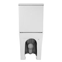 Унитаз-компакт Azario Conto 360х630х820 напольный, безободковый, слив "Торнадо", с быстросъемным сиденьем микролифт арт-AZ-T005BR — фото 11, Напольные унитазы