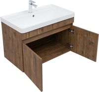 Тумба с раковиной Aquanet Оптима 80 цв. дуб рустикальный 00345359 — фото 4, Тумбы с раковиной