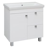 Тумба напольная с умывальником OSTIN 80 /1дв+2ящ// AQUA DE MARCO 5080WCOST/1 — фото 3, Тумбы с раковиной