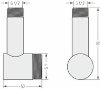 Товар: Уголок Уголок переходной Сунержа (G 1" НР х G 1/2" НР) Хамелеон 04-1506-0112 - фото 1 Уголок Уголок переходной Сунержа (G 1" НР х G 1/2" НР) Хамелеон 04-1506-0112 — фото 1, Комплектующие для полотенцесушителей