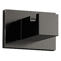 Крючок COLOMBO DESIGN LOOK одинарный цвет графит матовый арт-LC27.GM — фото 3, Крючки для полотенец