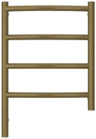 Полотенцесушитель электрический Сунержа Галант 3.1 500х400 МЭМ левый Состаренная бронза арт-05-6000-5040 — фото 1, Электрические полотенцесушители