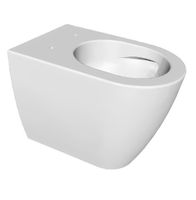 Товар: Унитаз HATRIA FUTURA Y9B901 напольный приставной безободковый слив Vortex цвет белый - фото 1 Унитаз HATRIA FUTURA Y9B901 напольный приставной безободковый слив Vortex цвет белый — фото 1, Напольные унитазы