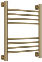 Полотенцесушитель водяной Сунержа Богема+ прямая 500х400 Матовое золото арт-032-0220-5040 — фото 4, Водяные полотенцесушители