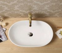 Умывальник CeramaLux арт-9026A — фото 3, Раковины накладные