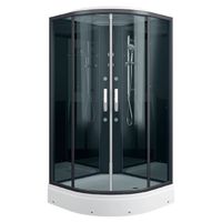 Душевая кабина ERLIT 57 серия тонированное стекло арт-ER570917-C24-RUS — фото 2, Душевые кабины