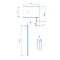 Товар: Профиль пристенный RGW A-11 (195мм) арт-04271195-01 - фото 3 Профиль пристенный RGW A-11 (195мм) арт-04271195-01 — фото 3, Комплектующие для душевых ограждений