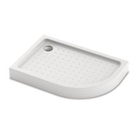 Душевой поддон Veconi Tezeo Acrylic TZ-55L, 1200x800x150, акрил, белый TZ55L-12080-C5 — фото 1, Душевые поддоны