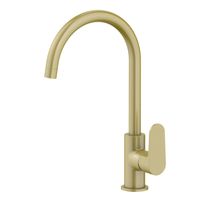 ОБЕРОН смеситель для кухни, шлиф. золото арт-AQ1282BG — фото 1, Смесители для кухни