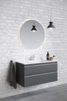 Товар: AQ77100-MG Комплект мебели: Тумба 100см ВЕГА с раковиной AQ4100-00, 2 ящика, цвет серый мат - фото 4 AQ77100-MG Комплект мебели: Тумба 100см ВЕГА с раковиной AQ4100-00, 2 ящика, цвет серый мат — фото 4, Тумбы с раковиной