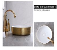 Товар: Умывальник CeramaLux арт-C1055-1 - фото 2 Умывальник CeramaLux арт-C1055-1 — фото 2, Раковины накладные