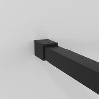 Душевая перегородка Niagara Nova (120х195) черный матовый,стекло прозрачное,с полкой,1 место арт-NG-670-12ВLACK — фото 12, Душевые перегородки