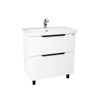 Тумба под раковину VIANT СИЦИЛИЯ 80 напольная белый (VSIC80MDBEL-T2Y) — фото 8, Тумбы под раковину