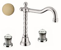 Смеситель для раковины Fiore VENERE SKY (SWAROVSKI®) 13ZZ0637, бронза — фото 1, Смесители для раковины