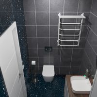 Полотенцесушитель электрический ВИД 6 с полкой 810х500 правый, скр.монтаж, СНШ, белый матовый(RAL 9016), (Ferrum), Маргроид арт-06-8050-1051-9016R — фото 3, Электрические полотенцесушители