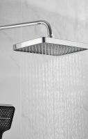 Душевая система с тропическим душем и смесителем BELZ, хром, арт-B24658 — фото 3, Душевые стойки
