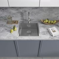 Товар: Кухонная мойка Reflexion Iseo RX2250GD брашированное золото - фото 255 Кухонная мойка Reflexion Iseo RX2250GD брашированное золото — фото 255, Кухонные мойки