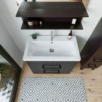 Тумба под раковину напольная Бриклаер ЧИЛИ венге, 80 см 4627125415111 — фото 5, Тумбы с раковиной