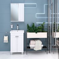 Товар: Зеркальный шкаф OSTIN 50 /правый/ AQUA DE MARCO 1050WCOST/R - фото 7 Зеркальный шкаф OSTIN 50 /правый/ AQUA DE MARCO 1050WCOST/R — фото 7, Зеркальные шкафы в ванную