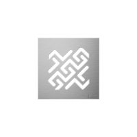 Трап BERGES водосток ZENTRUM Antik 100х100, матовый хром, выпуск D50/75/110 H74 вертикальный арт-090464 — фото 2, Трапы для душа