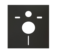 KK-POL 350/A/110-00-00 (AKC/110/0/T) Звукоизолирующий комплект для подвесного унитаза, биде (черн) — фото 1, Комплектующие