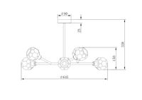 Товар: Люстра Freya FR5114PL-06BZ - фото 3 Люстра Freya FR5114PL-06BZ — фото 3, Люстры