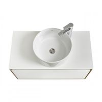 Столешница ЛИБЕРТИ 90, белый глянец 1A279703LY010 — фото 5, Столешницы под раковину