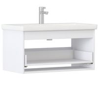 Корпус тумбы VIGO Neo, Glem, Finlay, Cross 800-0-1 (Como) подвесной белый (249) — фото 1, Тумбы под раковину