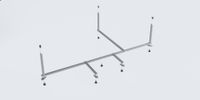 Каркас для ванны ALEX BAITLER KSL17 для ванны LADOGA 170х110 — фото 2, Комплектующие