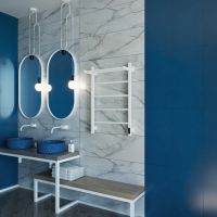 Полотенцесушитель электрический Grota App 530х800 белый App 530х800 RAL9016 EL — фото 5, Электрические полотенцесушители