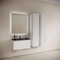 Тумба подвесная SANCOS Code 785х453х400, c одним ящиком оснащенным доводчиками, цвет белый , арт. арт-CD80W — фото 8, Тумбы под раковину