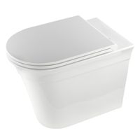 MONACO Унитаз напольный, безободковый, белая керамика 32065 — фото 6, Приставные унитазы