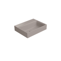 Товар: раковина подвесная/встраиваемая NUBES 40x32 без перелива серый беж матовый арт-9684105 - фото 2 раковина подвесная/встраиваемая NUBES 40x32 без перелива серый беж матовый арт-9684105 — фото 2, Раковины подвесные