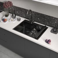 Товар: Кухонная мойка Reflexion Iseo RX2250GD брашированное золото - фото 451 Кухонная мойка Reflexion Iseo RX2250GD брашированное золото — фото 451, Кухонные мойки