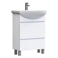 Тумба под раковину VIGO Wing 60 напольная белый (tn.WIN.BAL.60.2Y белый) — фото 1, Тумбы под раковину