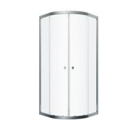 ДШ "Альфа-Хром" 100х100, 1/4 круга (1 место) арт-Щ0000052960 — фото 1, Душевые уголки четверть круга