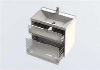 Мебель для ванной Aquanet Латина 70 белый 00281204 — фото 20, Комплекты мебели для ванной